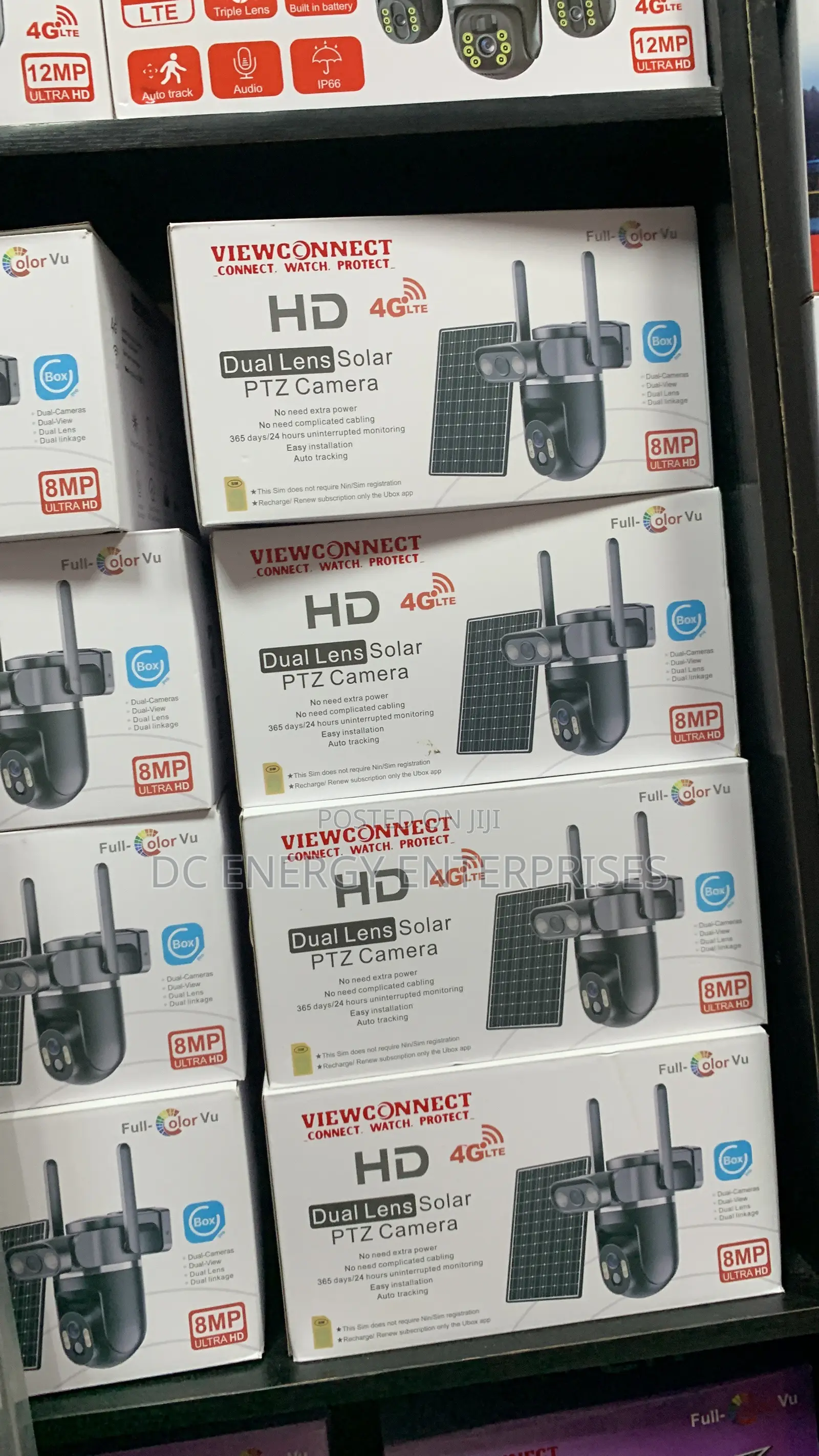 CCTV Solar Dual Lens Camera( Fish)