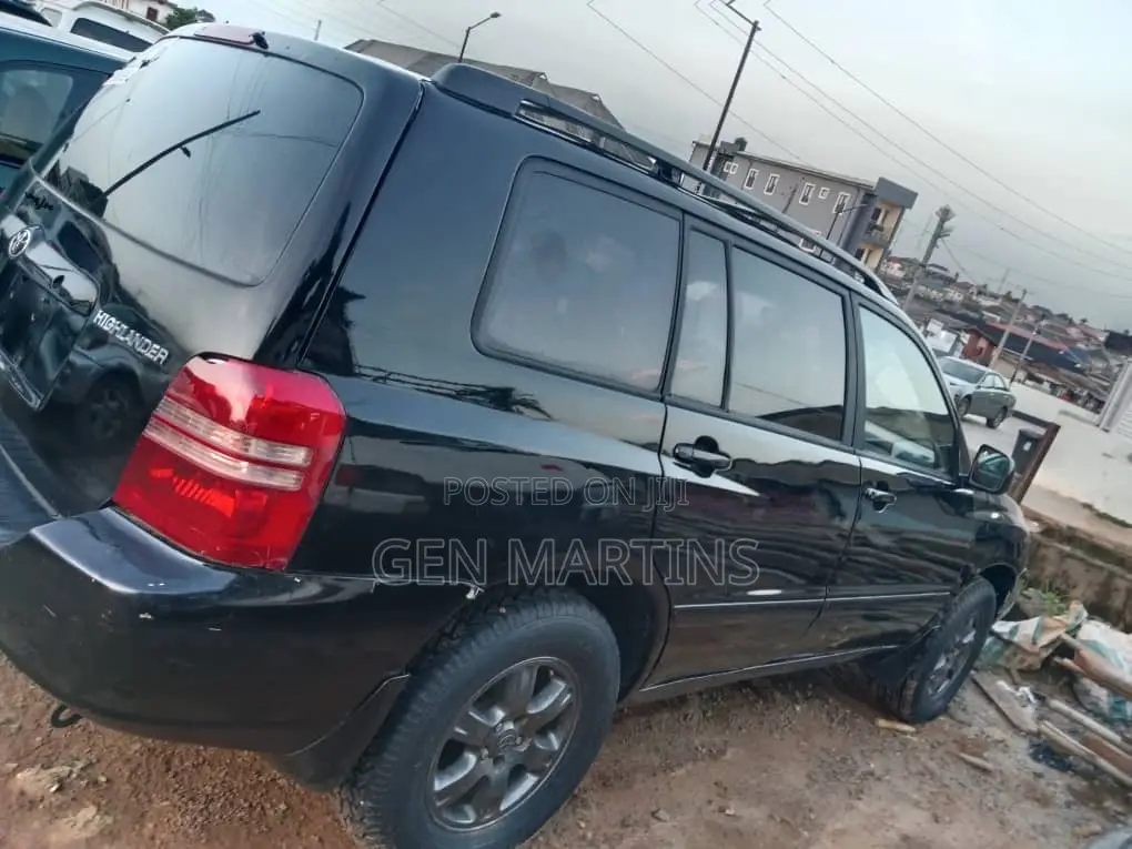 Toyota Highlander 2003 Black