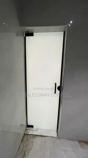 Black Accessories Full Frost Swing Door