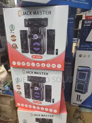 Jack Master SP-6347 AC/DC Rechargeable Home Audio System