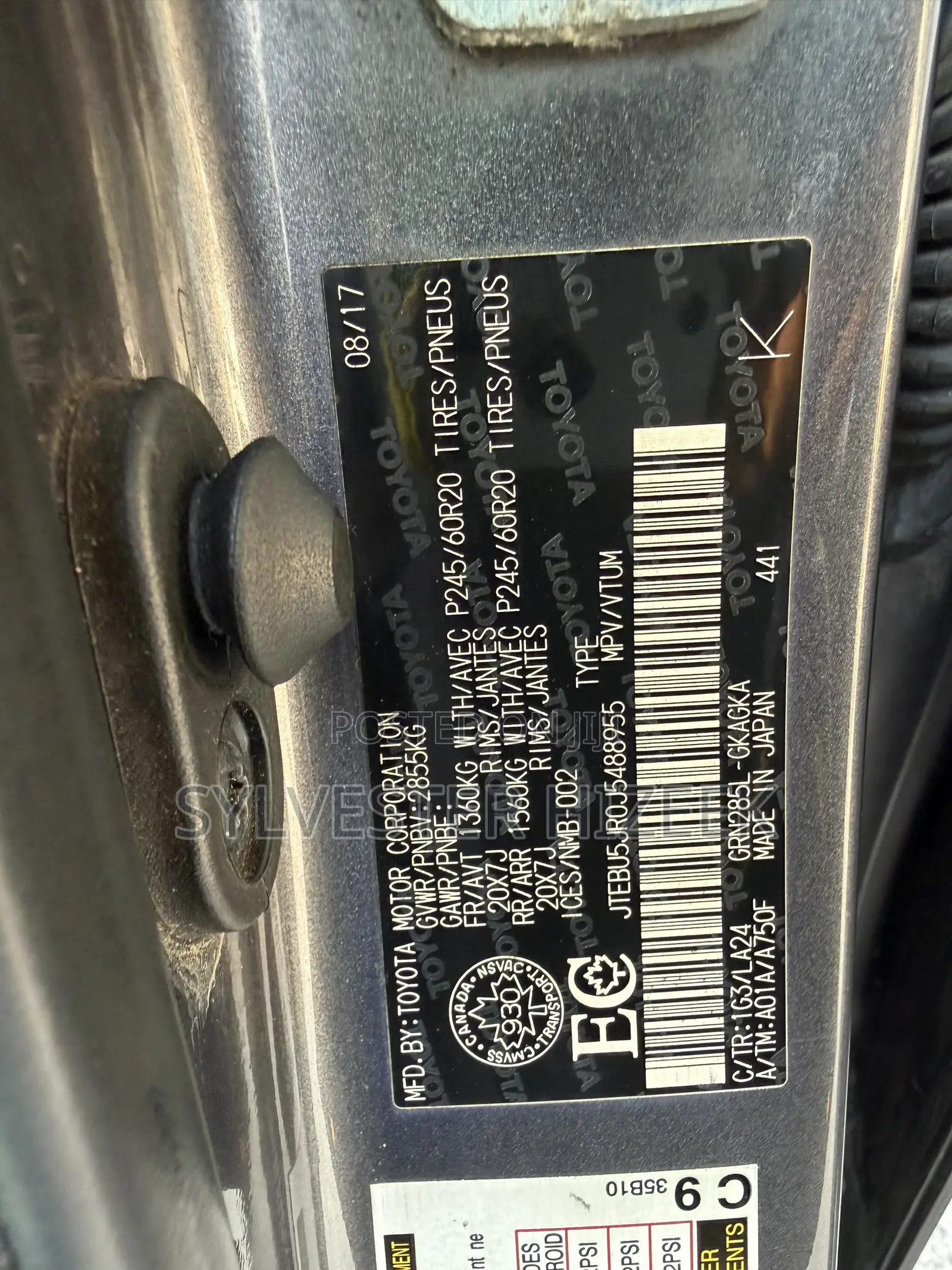 Toyota 4-Runner 2017 Gray