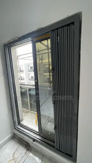 Collapsible Door Grey Burglary