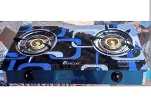 Boscon Two Burner Glass Top Gas Cooker