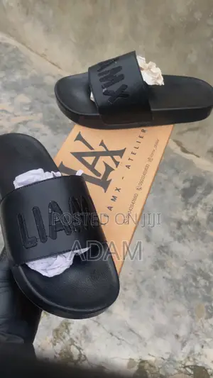 Liamx Atelier Original All Black Pam Slide for Men
