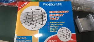 3 Tier Document Basket Tray Organiser