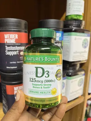 Nature’s Bounty Vitamin D3 125mcg (5000iu) / 400 Softgel