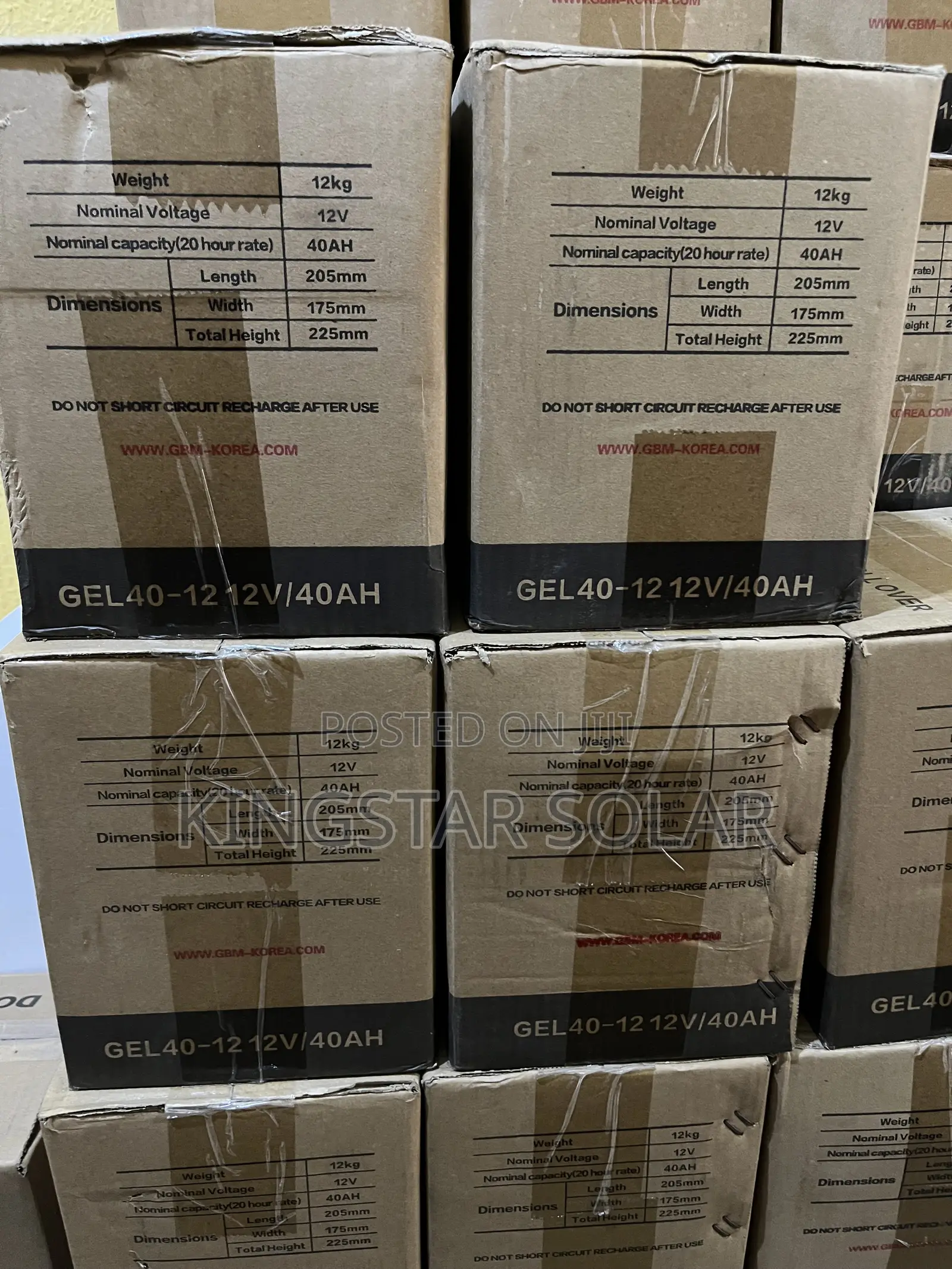 GBM 45Ah 12V Deep Gel Cycle Battery