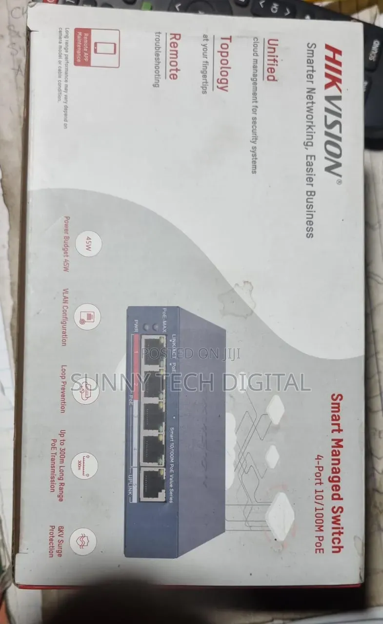 Hikvision 4 Port Non Poe