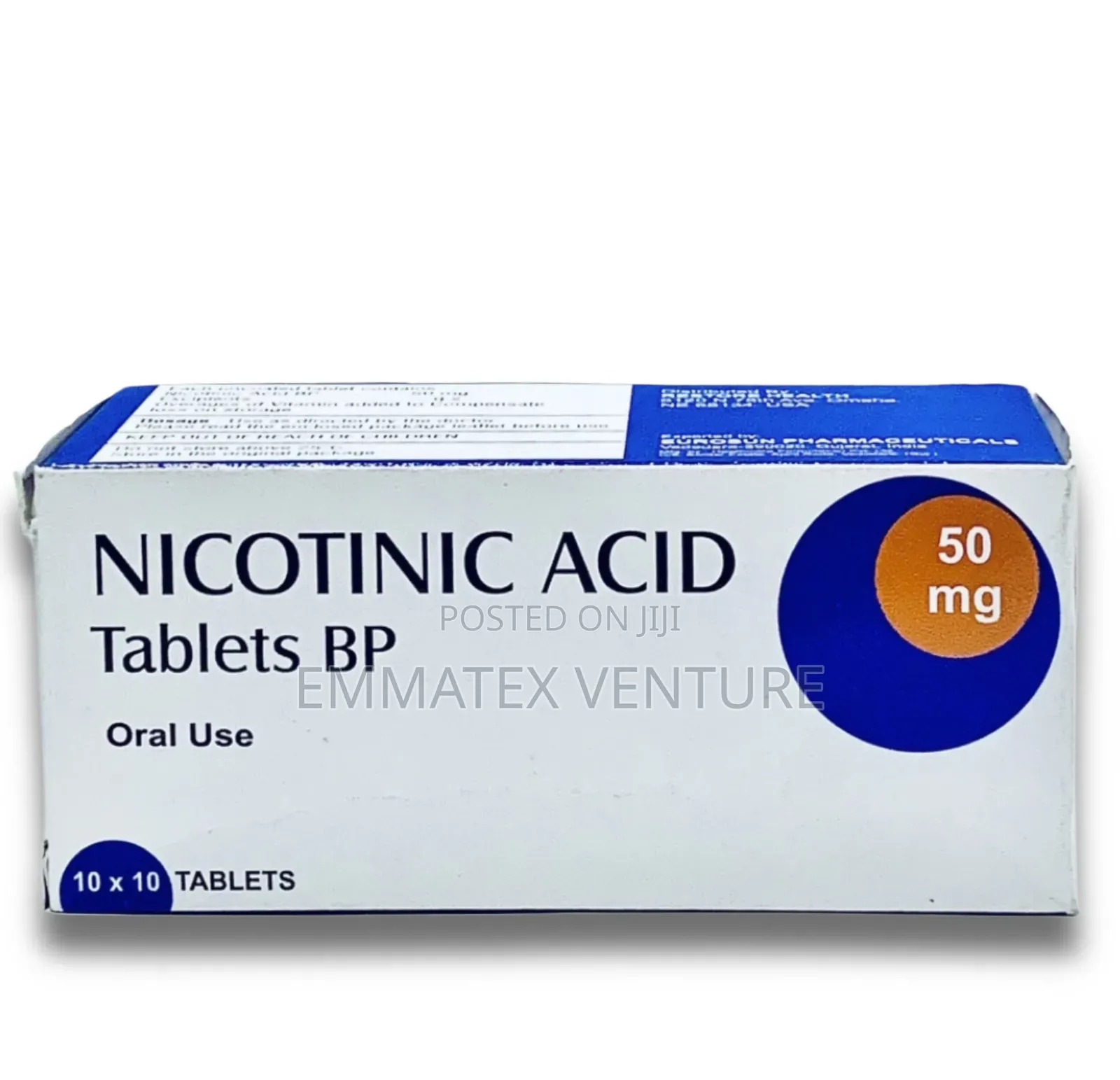 Nicotinic Acid 50mg Tablet X100