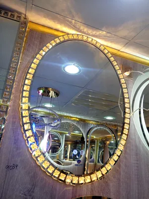 80×60 Quality Oval Sensor LED Mirror With Three Light Colour