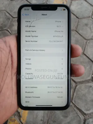 Apple iPhone XR 64 GB Black