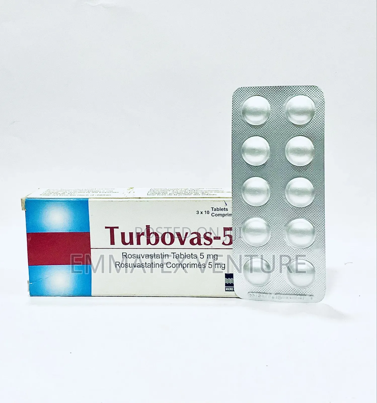 Turbovas-5 Tablet (Rosuvastatin) X30