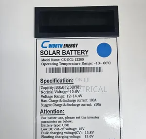 200ah Cworth Solar Lithium Battery 12v