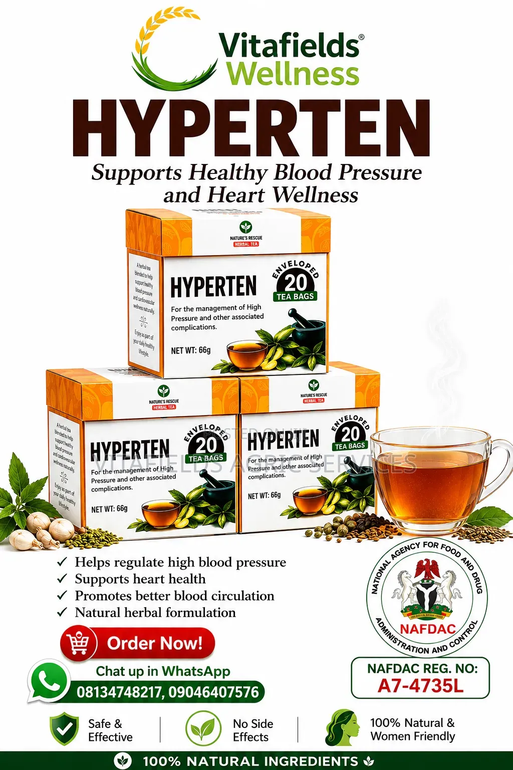 Hyperten Tea( Hypertension Tea)