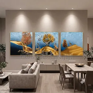 3 in 1 Decorative Epoxy Wall Clock