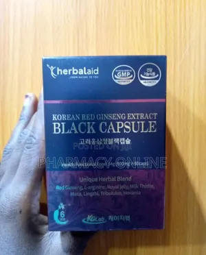 Herbalid Korean Red Ginseng Extract Black * 60 Capsules