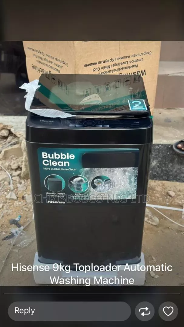 Brand New Hisense Washing Machine Top Load