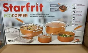 10-Piece Starfrit EcoCopper Cookware Set