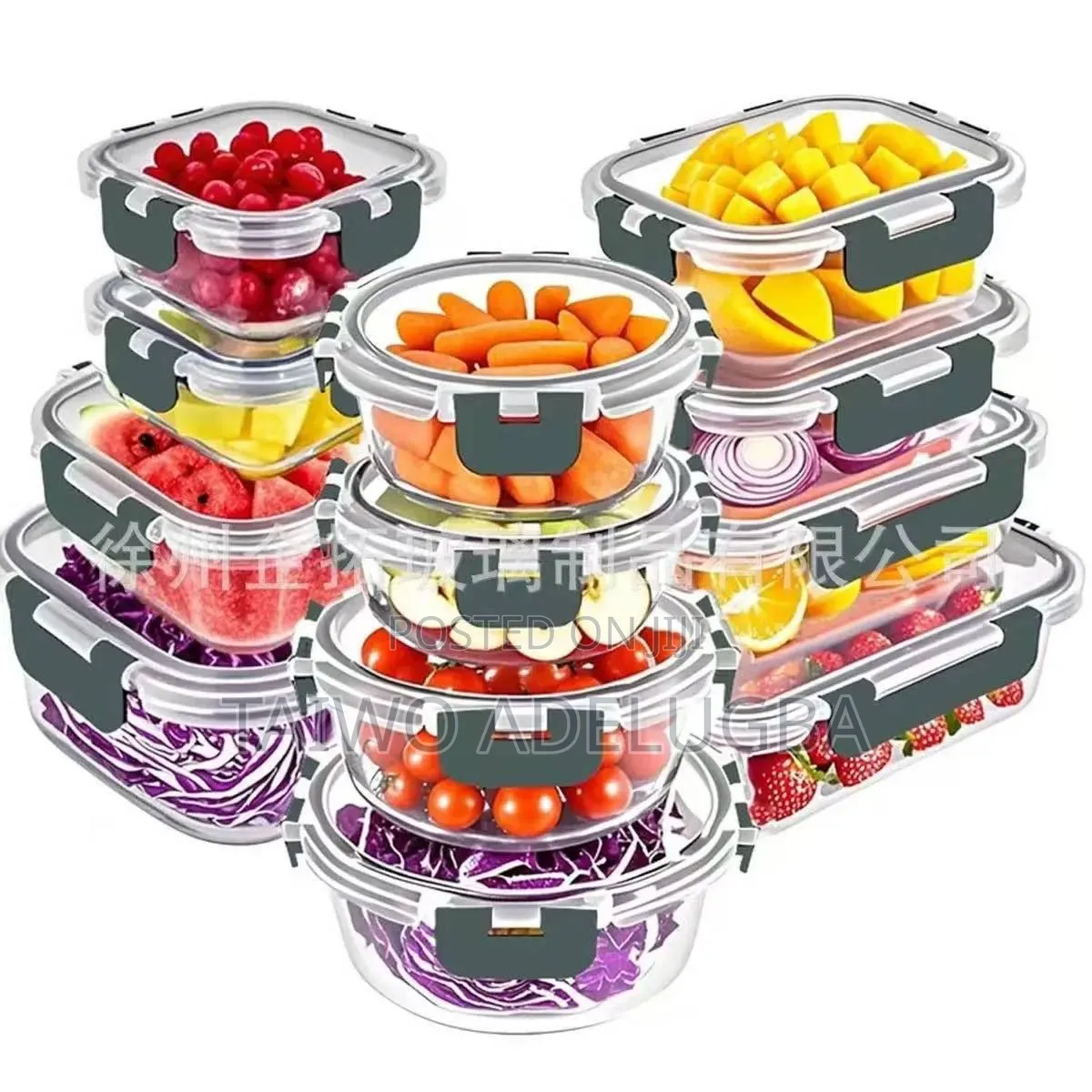12pcs Meal Prep Glass
