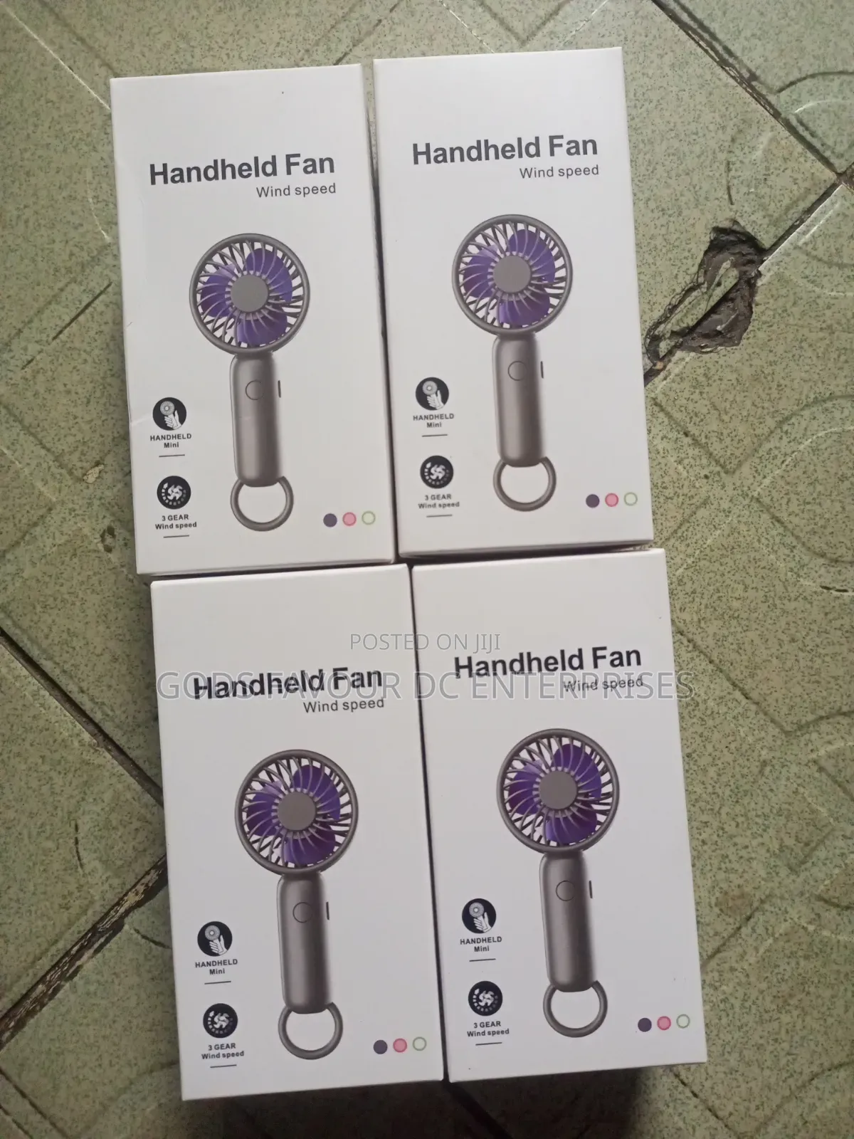 3 PCS Make-Up Handheld Fan