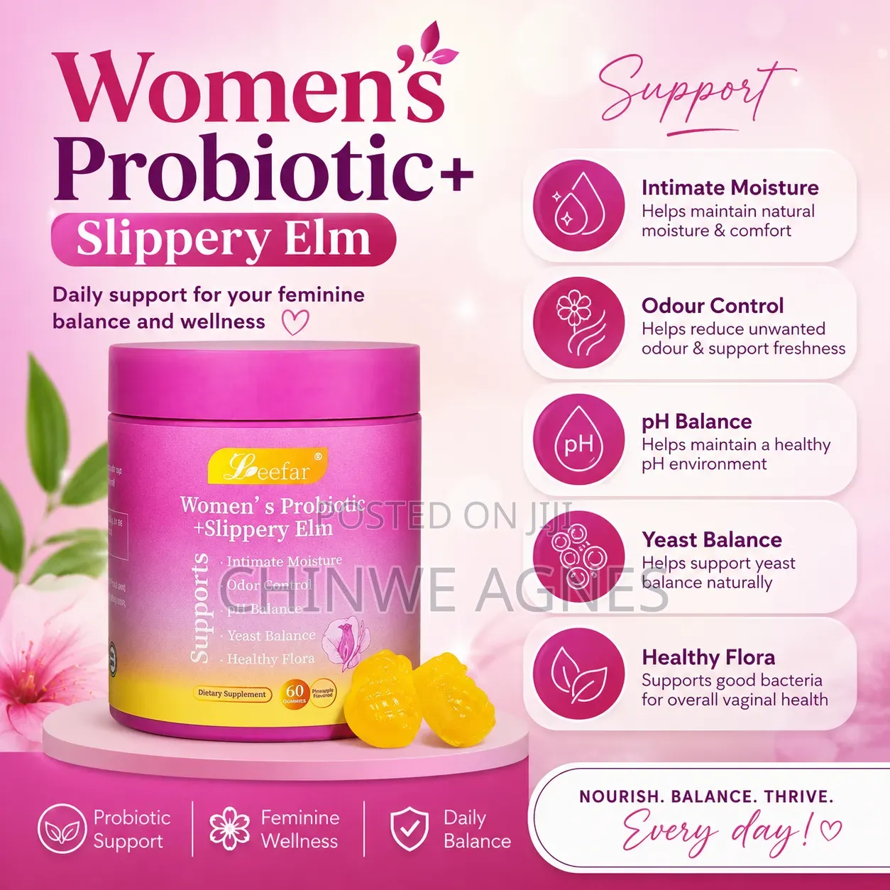 Women's Probiotics + Slippery Elm