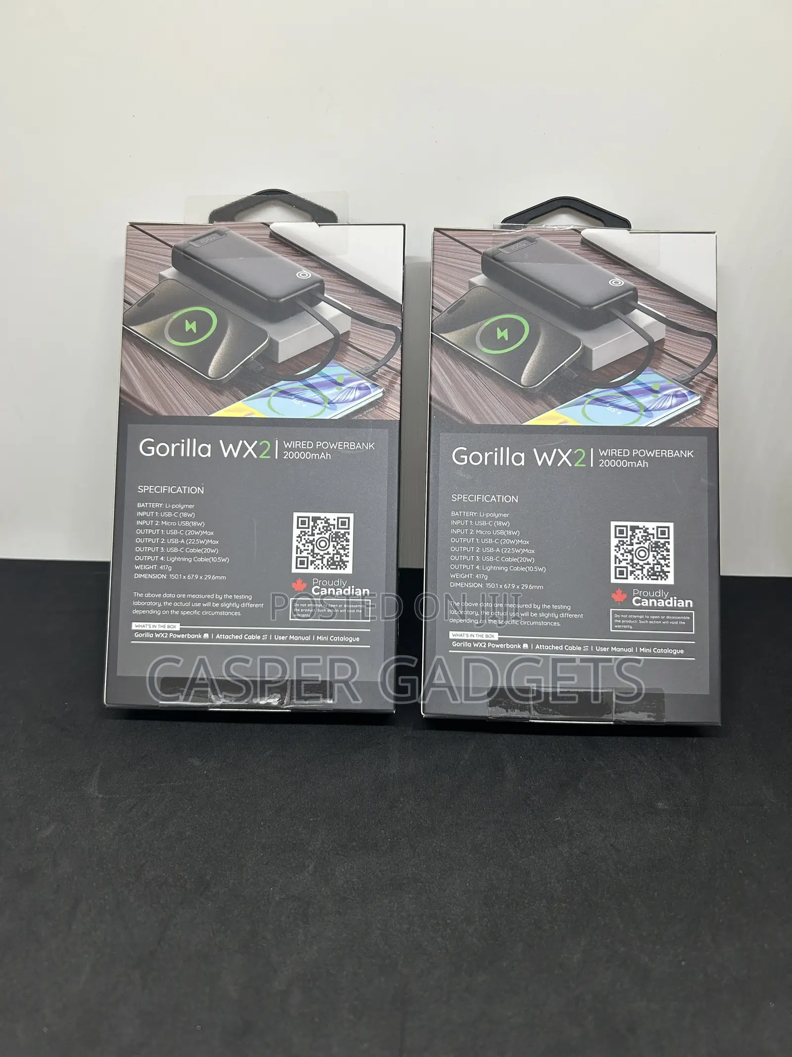 Digifon Powerbank Gorilla Wx2 20,000mah