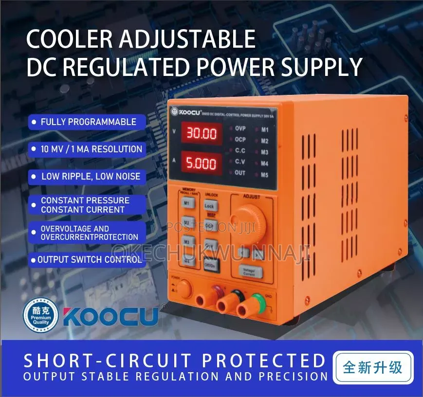 Digital Programmable Laboratory DC Power Supply AC220V~AC250V