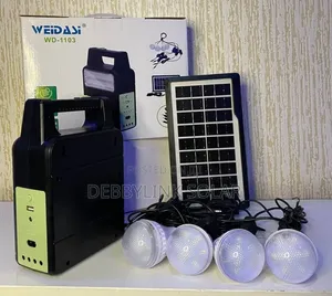 4 Bulb Solar Kit With Solar Panel