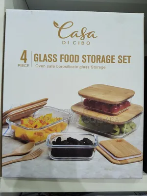 Casa Dicibo 4-Piece Glass Food Storage Set