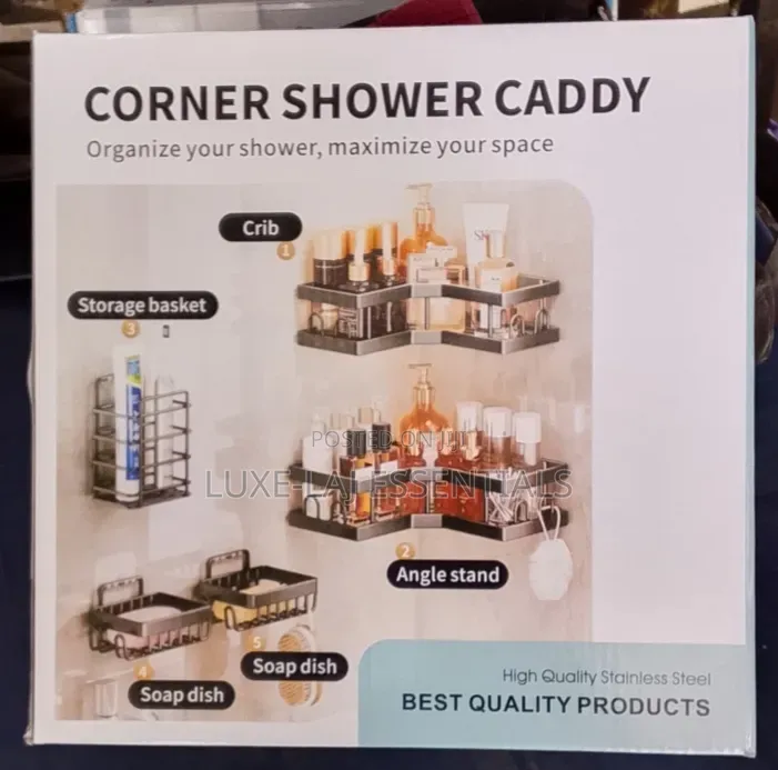 Bathroom Corner Rack