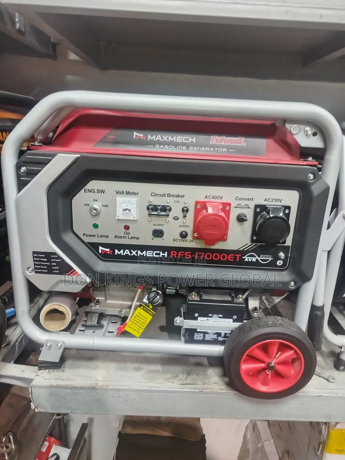 MAXMECH RFS 17000 ET 14.5KVA Long-Lasting Power Solution