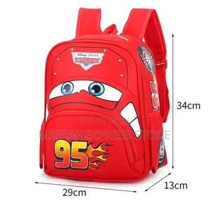 Disney Cars 3d Cosplay Unisex Kids’ Nursery Lower School Backpack