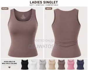 Cotton Singlet | Soft Comfortable Sleeveless Tank Top