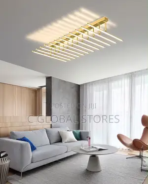 Linear Flush Chandelier