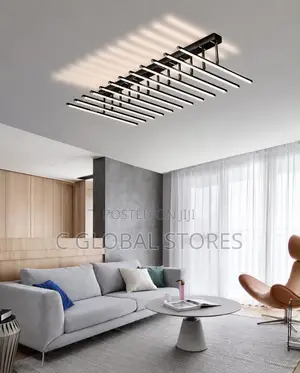 Linear Flush Chandelier