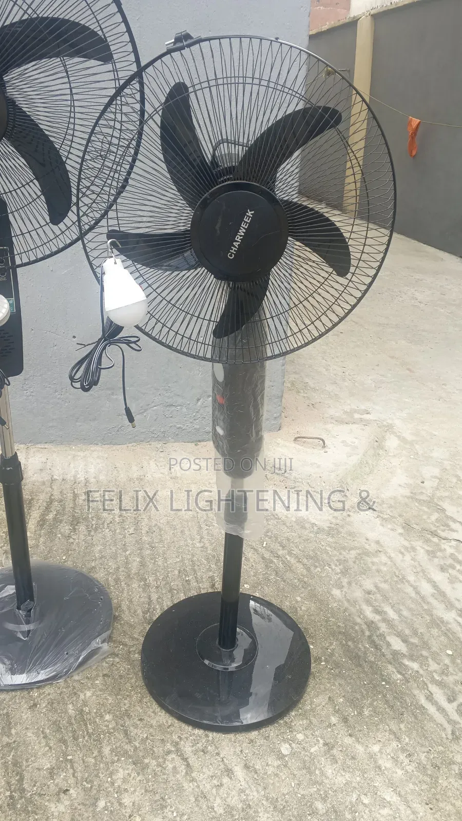 Solar and Rechargeable Fan