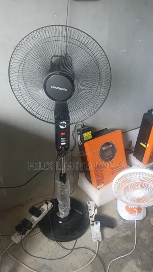 Solar and Rechargeable Fan