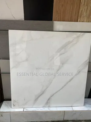 Statuario Soft Grey Marble-Effect Polished Tile 90*90 Spanish