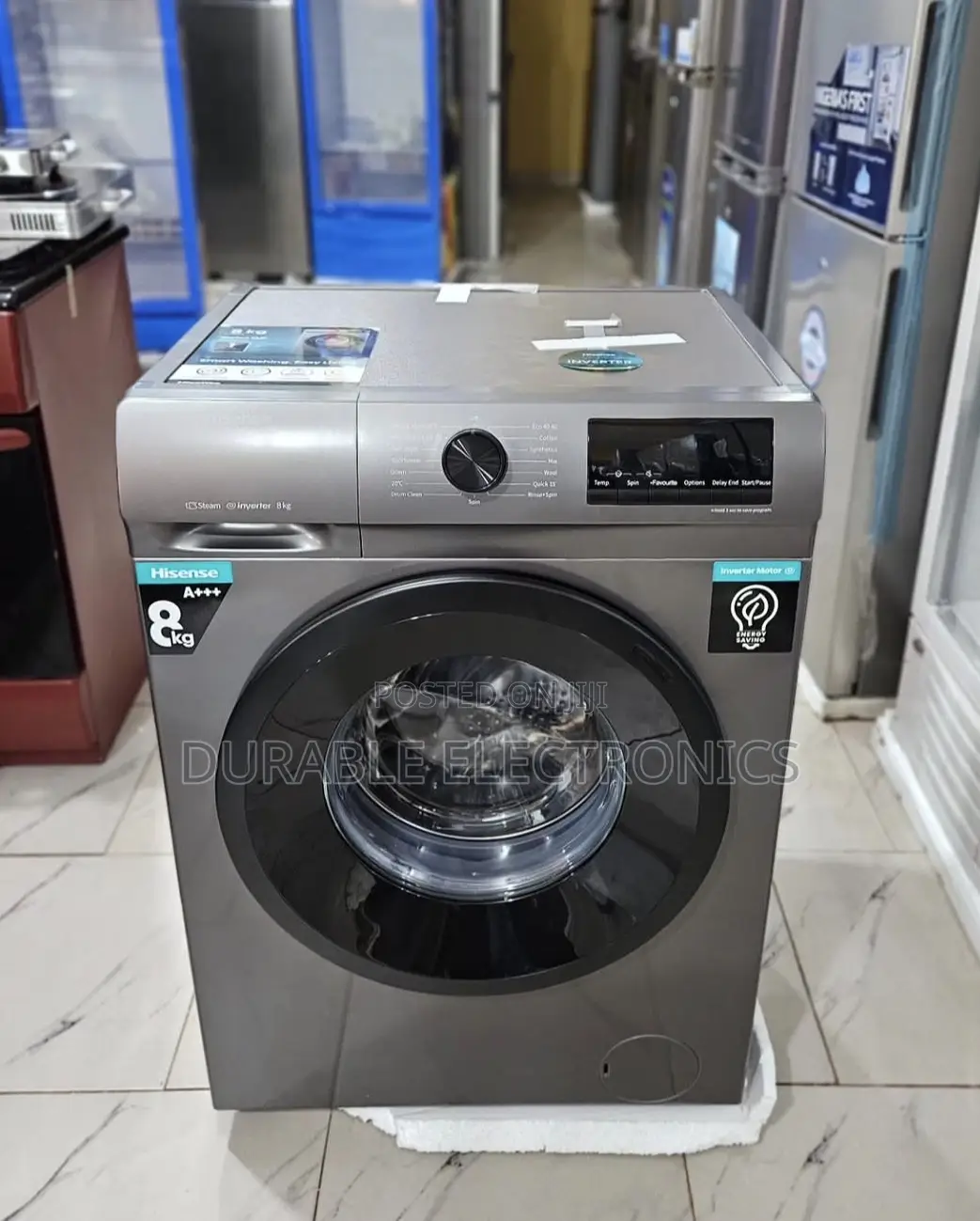 Hisense Automatic Washing Machine 8kg ( Front Load, Inverter)