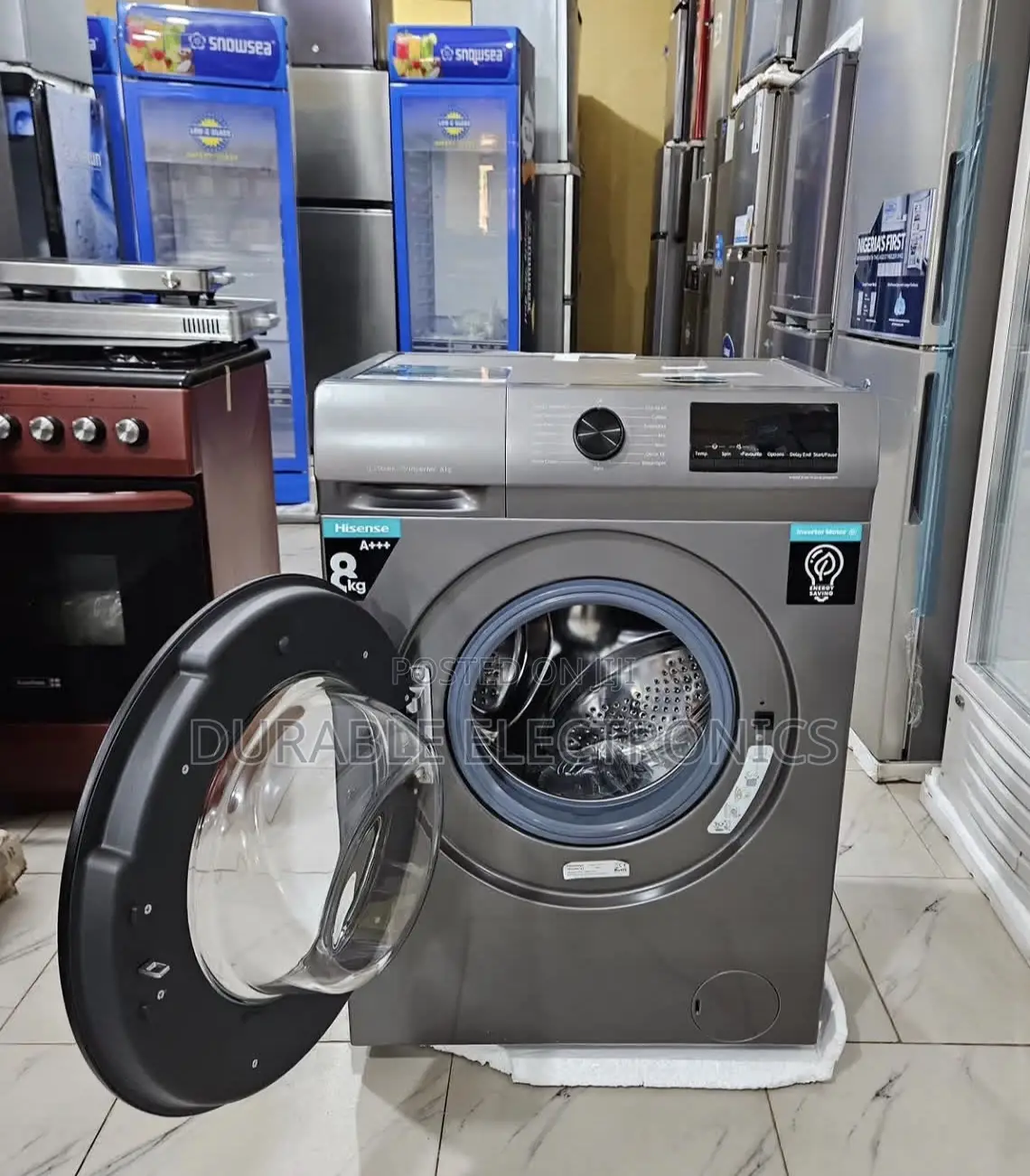Hisense Automatic Washing Machine 8kg ( Front Load, Inverter)