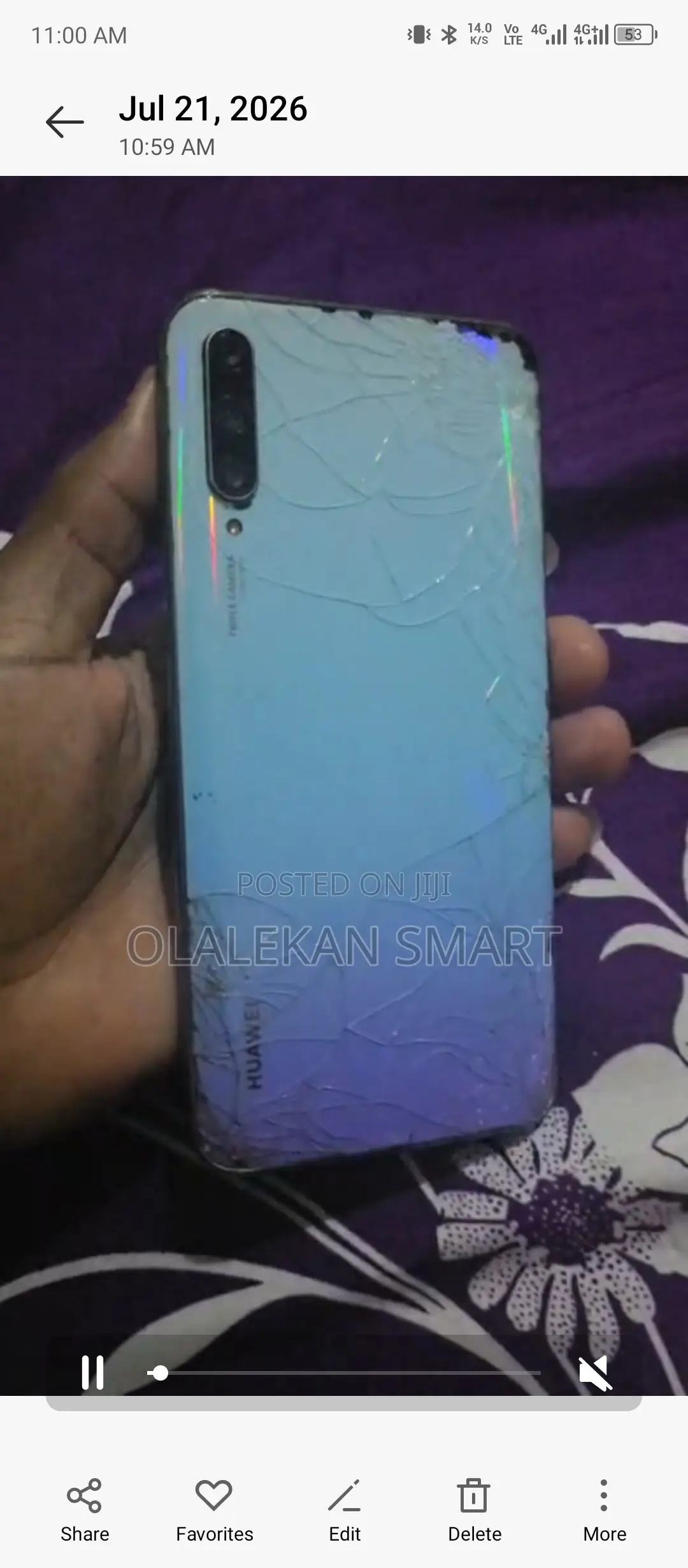 Huawei Y9 128 GB Gray