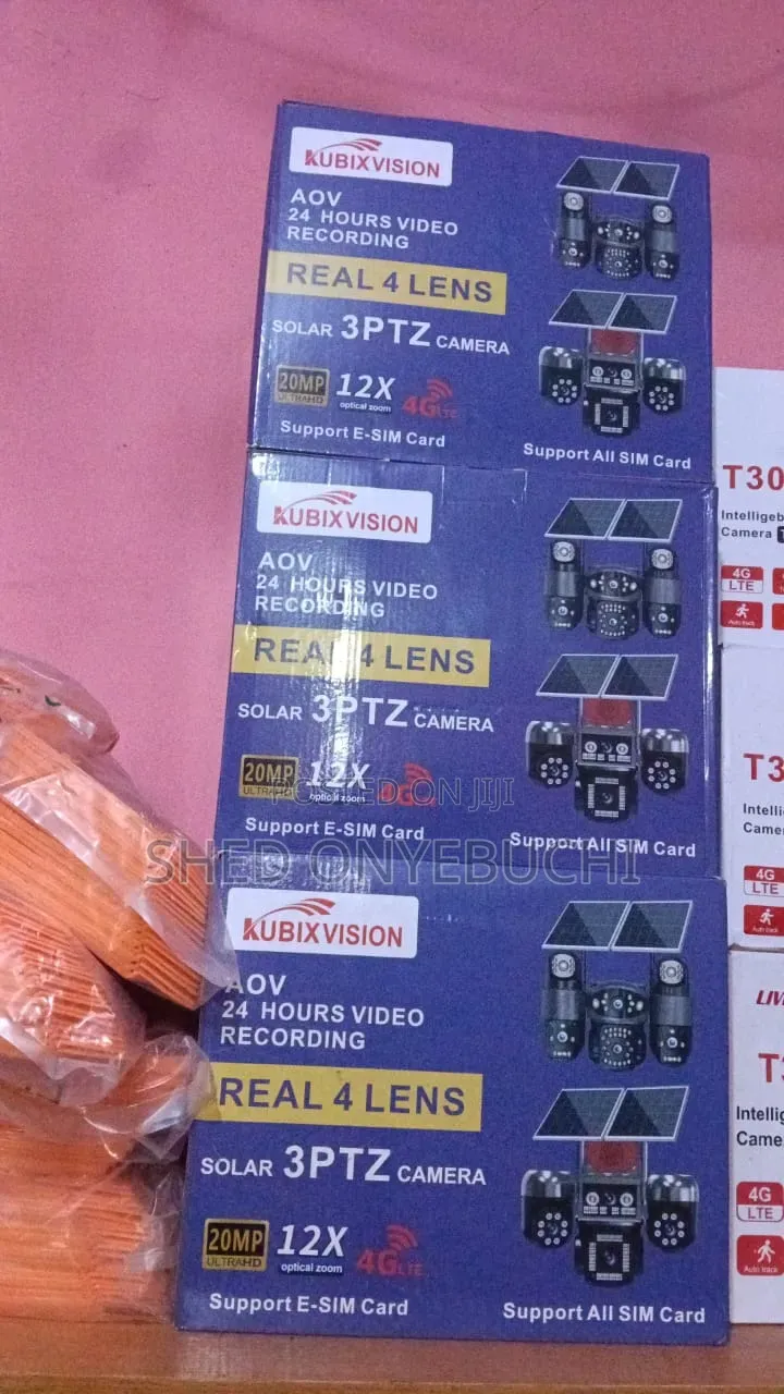 4lens ptZ Solar Camera