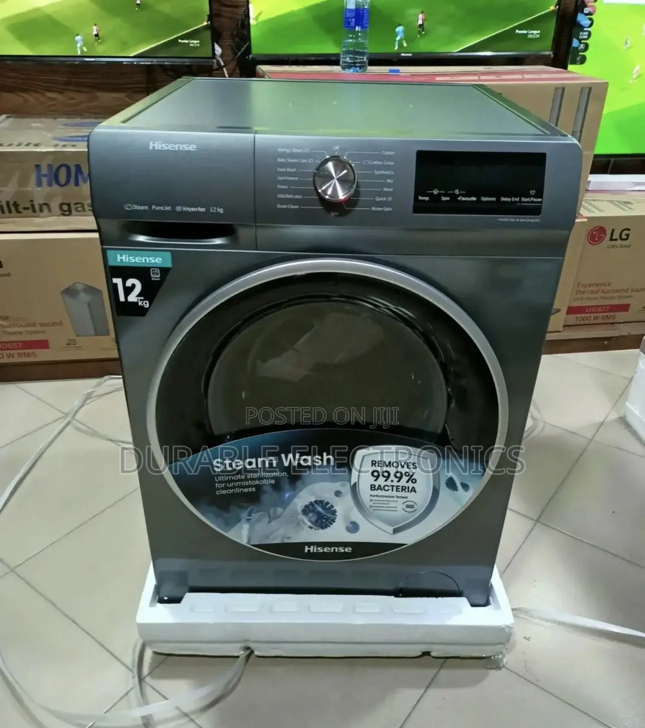 Hisense Automatic Washing Machine 12kg (Front Load and Inverter)