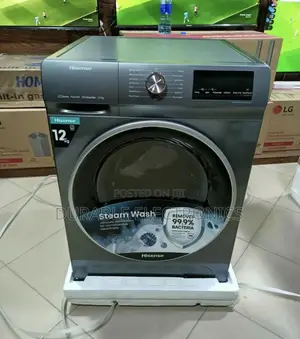 Hisense Automatic Washing Machine 12kg (Front Load and Inverter)