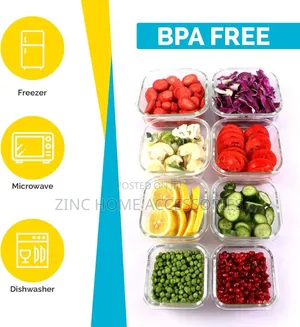 18pcs Glass Food Storage Container