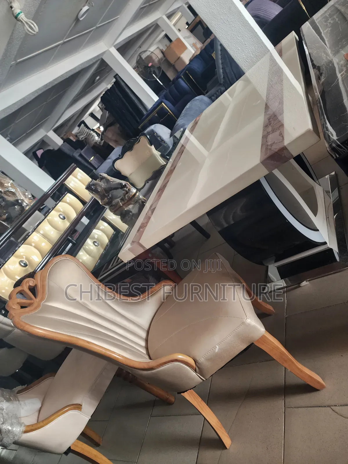 Complete Set of Dining by Six Seaters.