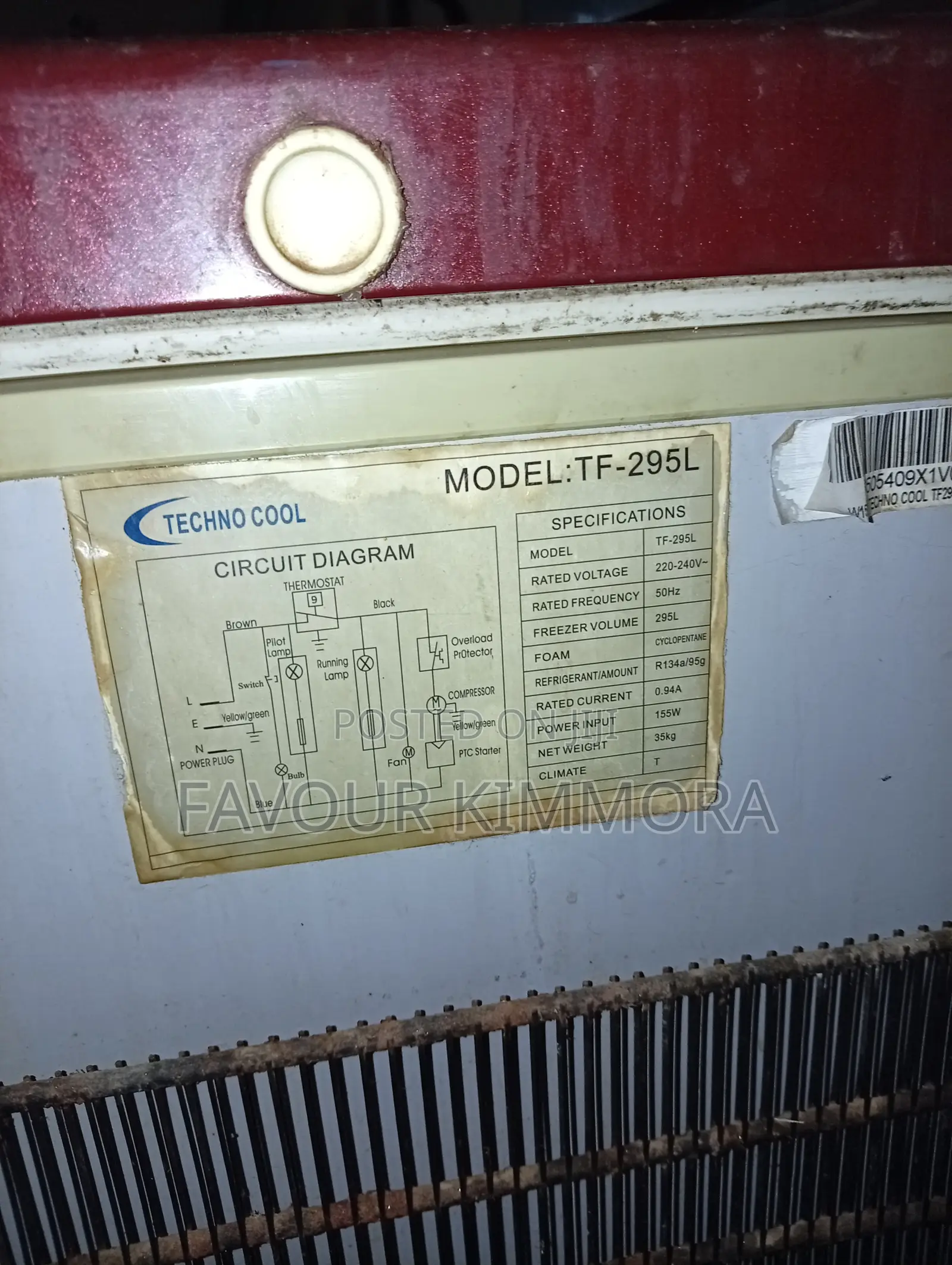 295L Solid Deep Freezer