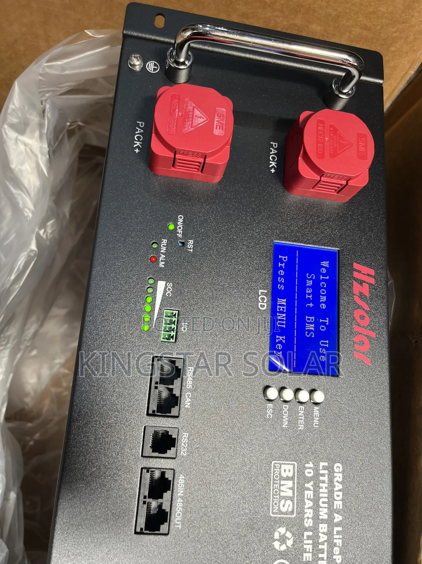 HzSolar Lithium Ion Battery 5kwh 48V
