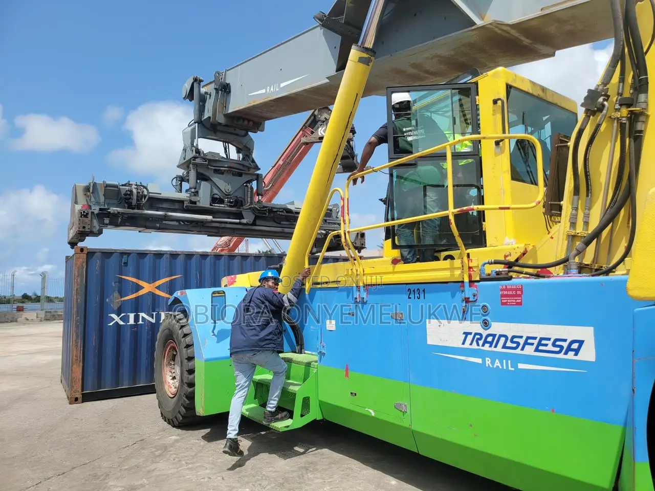 45ton Ferrari Reach Stacker