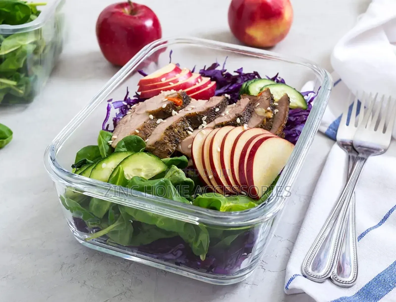 16pcs Glass Food Storage Container